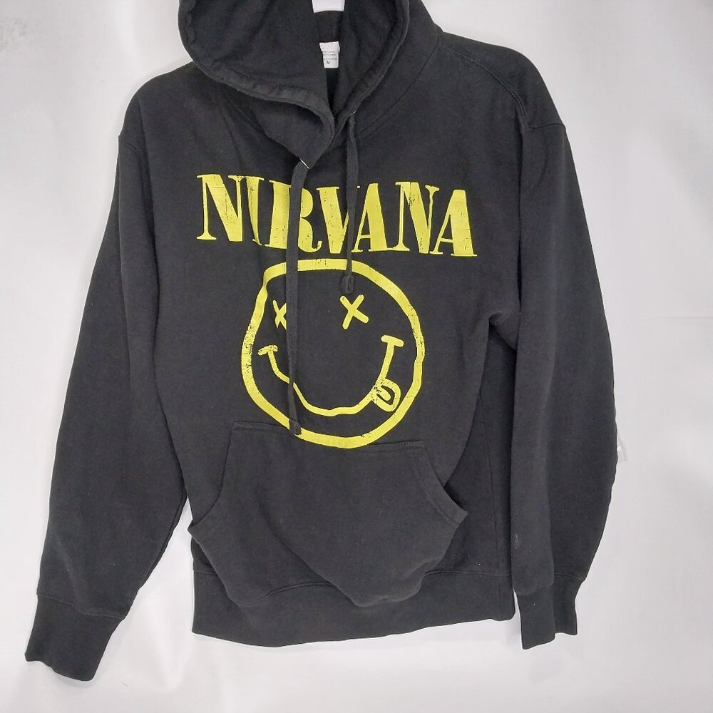Nirvana Hoodie Sweatshirt Size M